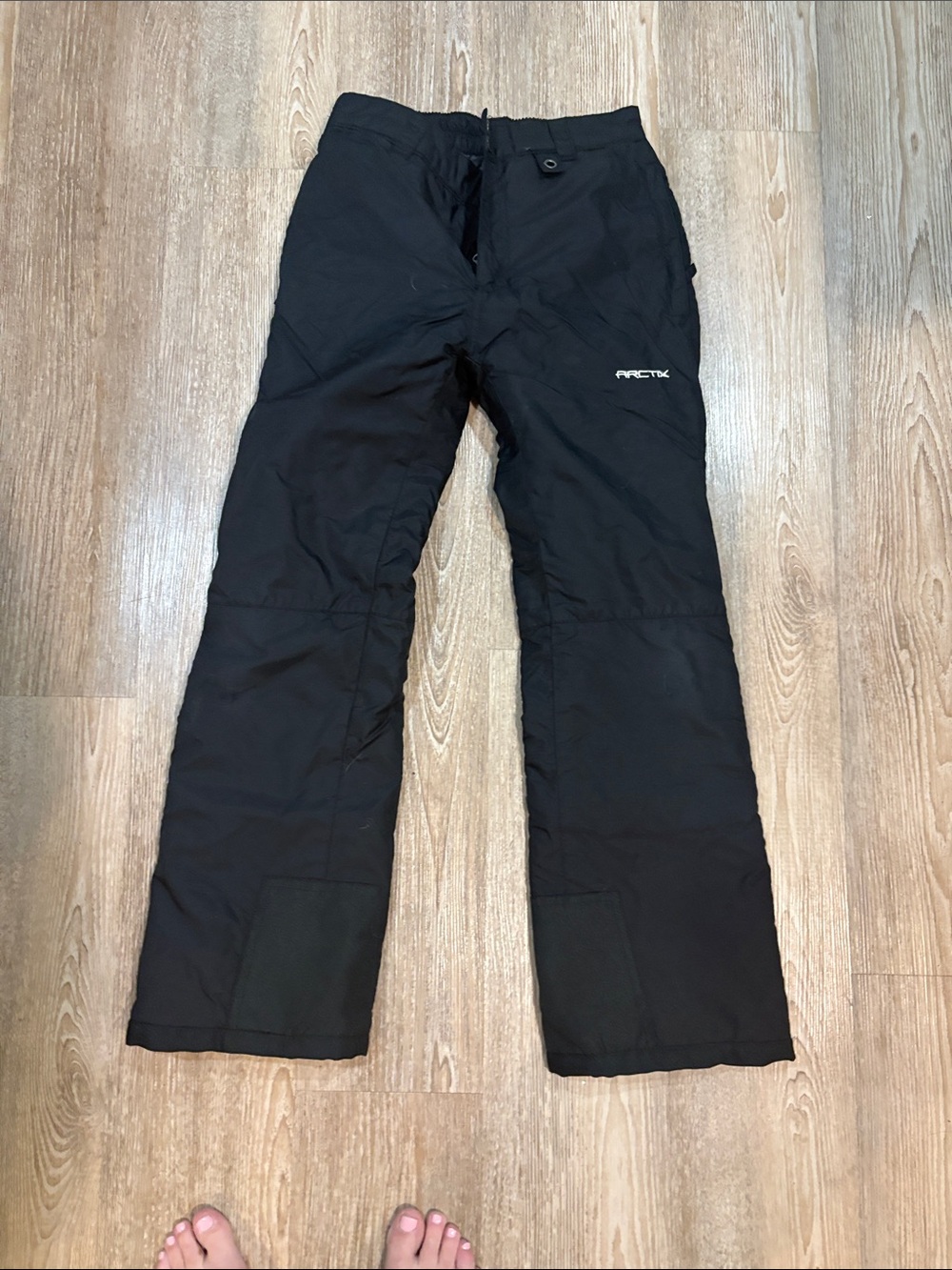 Arctix Kids Black Snow Ski Pants - Insulated Winter Shell Large